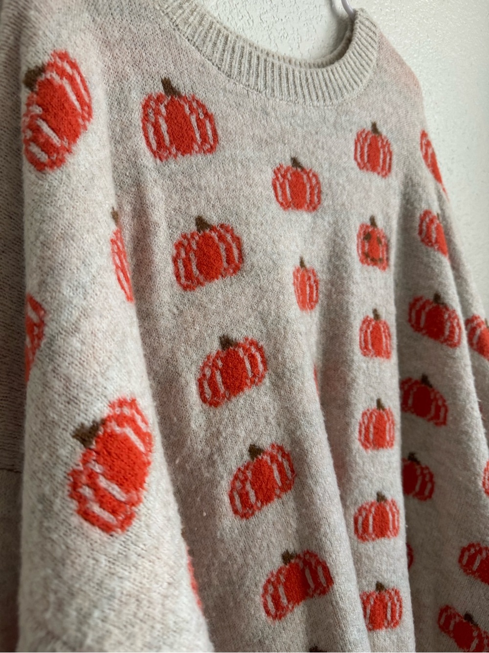 Vince Camuto Pumpkin Print Sweater - Picture 4 of 6